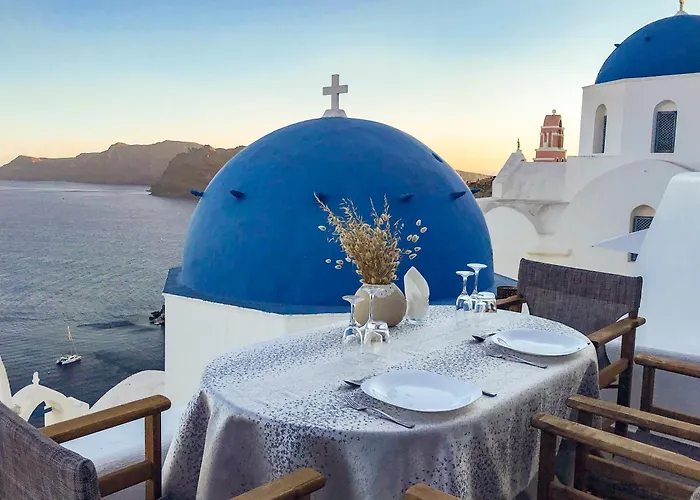 Santo Blue Horizon - The Blue Domes View 别墅 伊亚