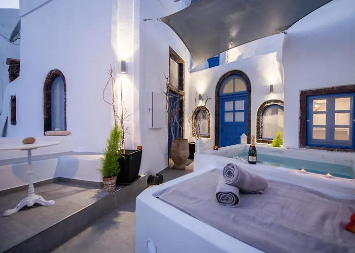 Santo Blue Horizon - The Blue Domes View 빌라