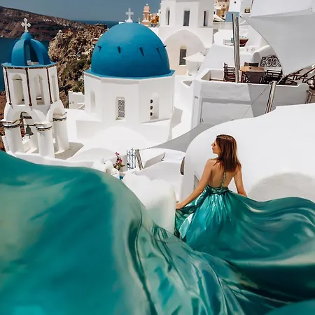 Santo Blue Horizon Blue Domes View Oia
