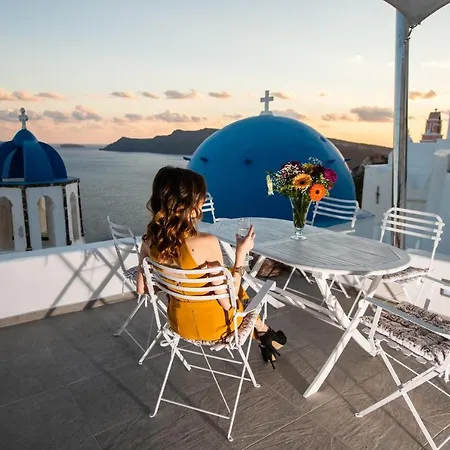 Villa Santo Blue Horizon Blue Domes View Oia (Santorini)