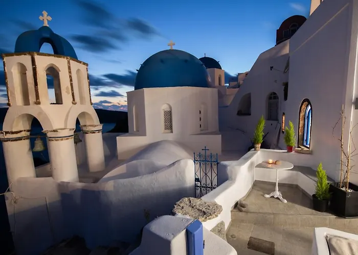 Santo Blue Horizon - The Blue Domes View 빌라 이아