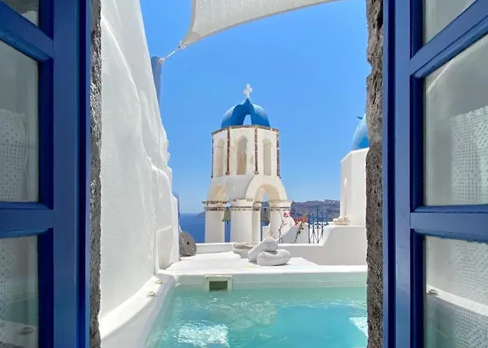 Santo Blue Horizon - The Blue Domes View فيلة *